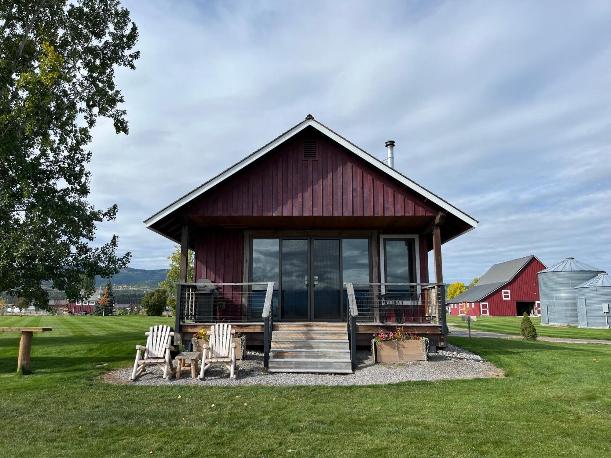 New Cabin With Spectacular Views Of Flathead Lake. Somers Buitenkant foto