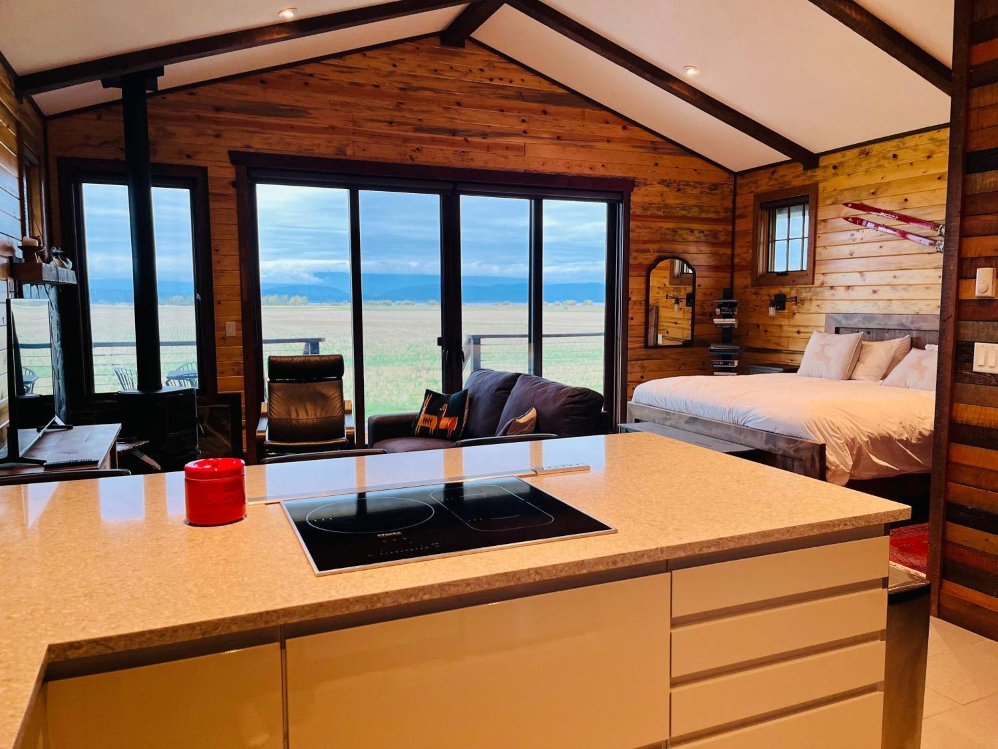 New Cabin With Spectacular Views Of Flathead Lake. Somers Buitenkant foto